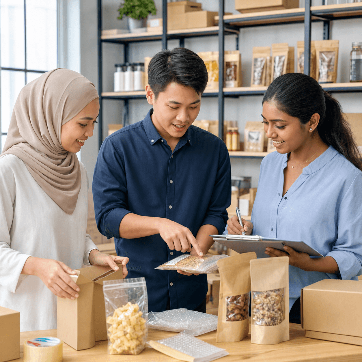 Seller syncing products across sales channels